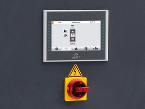sDRY 40/80 con sDRYBIN S 15-250: Touch-screen centralizzato