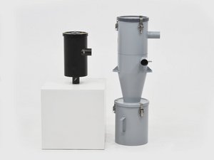 sCONVAC: Filtro de polvo ciclónico/filtro de protección del ventilador