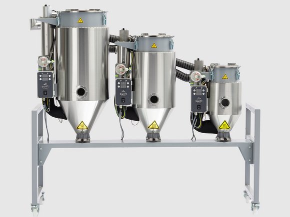 sDRY 40/80 con sDRYBIN S 15-250: Il design delle tramogge